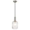 Telbix Nickel/Clear Bonura 14 Pendant