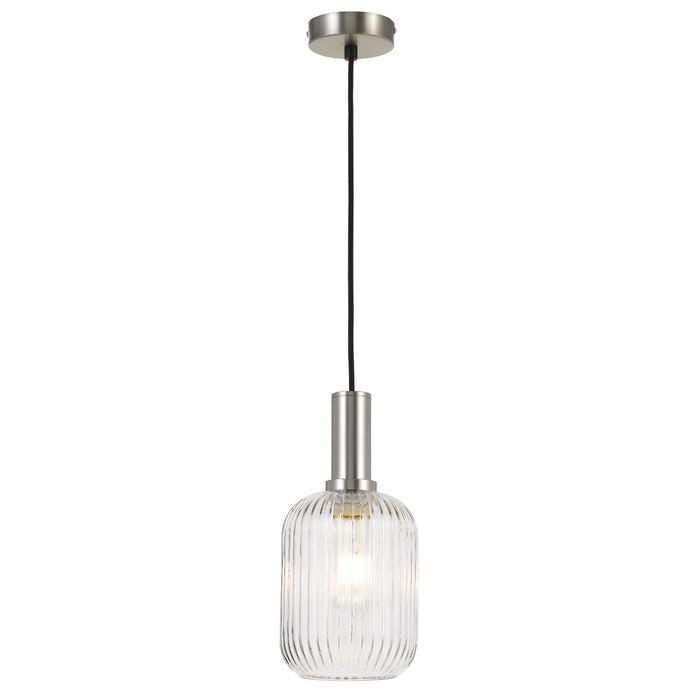 Telbix Nickel/Clear Bonura 14 Pendant