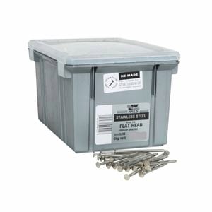 NZ Nail 30 x 2.8mm 316 Stainless Steel Flat Head Nail - 5kg Box