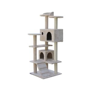 Yes4pets 130 Cm Beige Cat Scratching Post Tree  Scratcher Pole-beige
