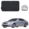 Front Windscreen Sun Shade for Mercedes-Benz CLS-Class 2004 - 2010 (C219) - Standard 150 x 85 cm - Black