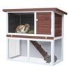 Advwin Rabbit Hutch Wooden Pet House Chicken Coop