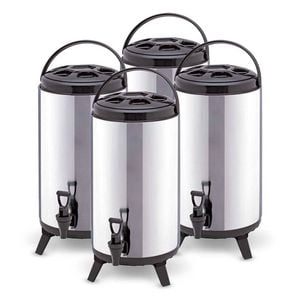 SOGA 4X 16L Portable Insulated Barrel Brew Pot with Dispenser