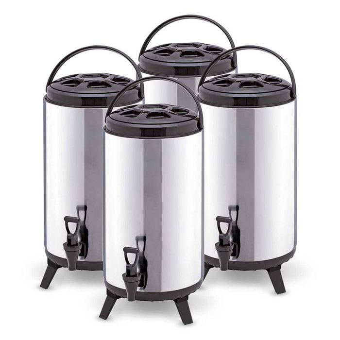 SOGA 4X 16L Portable Insulated Barrel Brew Pot with Dispenser