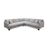 Orio 4 Xl Seater Corner Sofa Lounge Set Light Grey