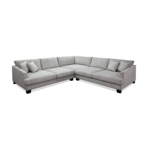 Orio 4 Xl Seater Corner Sofa Lounge Set Light Grey