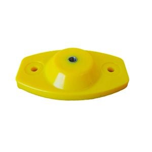 Isoflex M6 91x52mm Yellow Light Machinery Polymer Equipment Mount