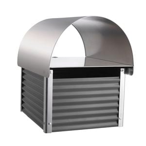 Sandleford Woodland Grey Carrum Post Mount Letterbox