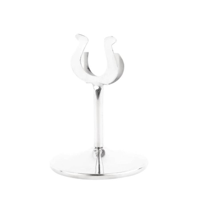 Olympia Table Number Stand Stainless Steel 100mm Hospitality Accessory