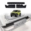 Rear Bumper Guard Trunk Protector Cover for Suzuki Jimny 2018-Onwards Carbon Fiber Style Protection