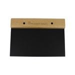 Brunswick Bakers Stainless Steel Dough Scraper 14x20cm Black