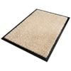 EQUIPMED 45x70cm Non-Slip Indoor Rug Floor Mat Beige, Poly Fiber Cut Loop Pile, High Density Base, Anti-Trip Edging