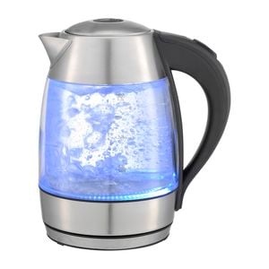 Kitchen Couture 1.7l Thermoguard™ Glass Kettle, Cool-touch, 1850w Fast Boil Stainless Steel