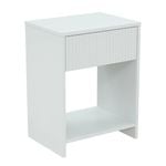 Flexi Storage Living White Corrugated Side Table