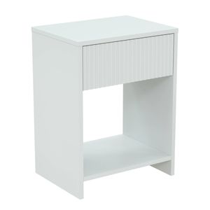 Flexi Storage Living White Corrugated Side Table