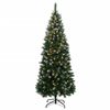 vidaXL Artificial Christmas Tree Xmas Tree Holiday Ornament Decoration 300 LEDs