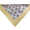 Gold Poinsettia Sheer Organza Glitter Table Cloth 150 x 213 cm