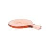 Creativewomen Hammered Glass Round Serving Board 28x20cm - Blush Dishwasher Safe