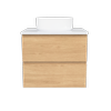 New England Joinery 600mm Dignate SilkSurface Top Wall Hung Vanity