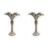 2PK LVD Queen Palm Champagne Candle Holder Large Decorative Ornament Home Decor