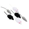 Happy Tails Rattling Mice Cat Toys - 6 Pack