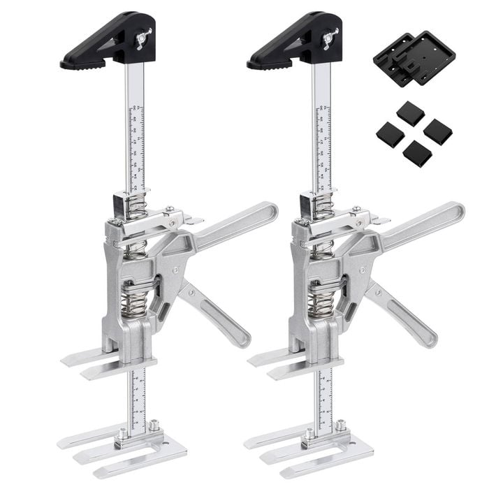 Advwin Labor Saving Arm Jack, Hand Lifting Jack Tool with Adjustable Lifting Device, 2 PCS Arm Lift Jack Tool Black