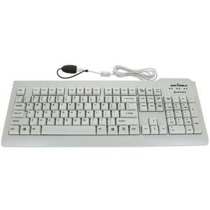 Seal Shield Silver Seal Keyboard - Cable Connectivity - Usb Interface - English (us) - White