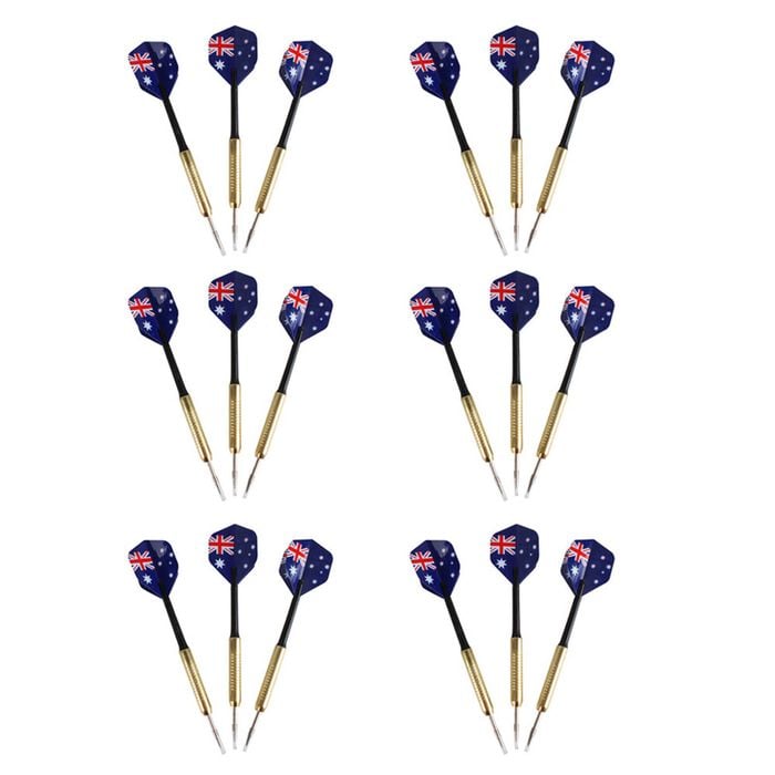 6x 3pc Razoo Complete Dart Set Home Dartboard 24x11cm