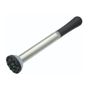 BarCraft Stainless Steel 21cm Cocktail Muddler - Silver