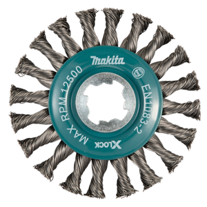 Makita X-LOCK 100mm Crimped Steel Bevel Brush
