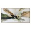 Urban Style Brushmarks Embellished Canvas Abstract Green