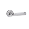 Lockwood Satin Chrome 1220 Symphony 77 Round Rose Lever Set