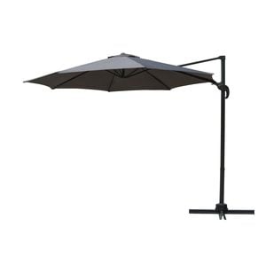 Marquee 3m Charcoal Round Maverick Cantilever Umbrella