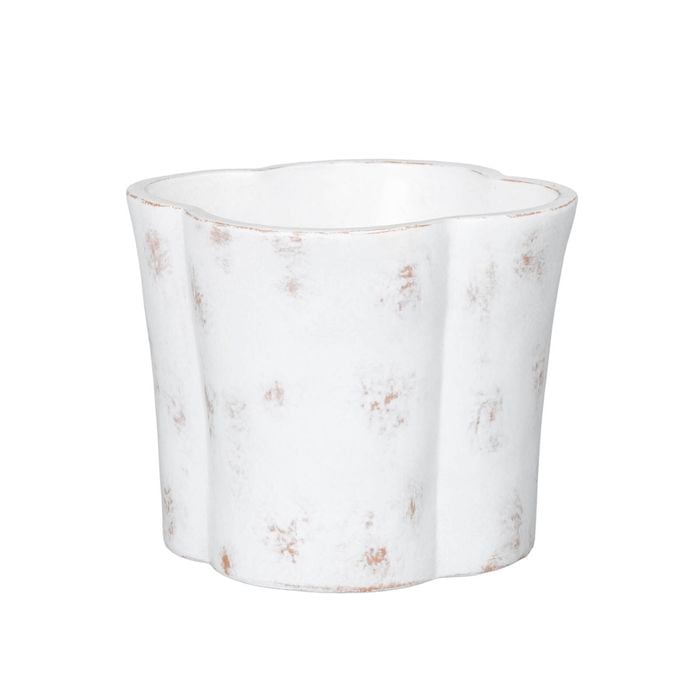 Astin Sinclair 270 x 220mm Rustic White Organic Shape Planter