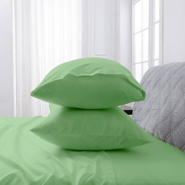 LINENOVA 2PCS Bamboo Blend Cooling Pillowcases Pillow Case - Avocado,Standard