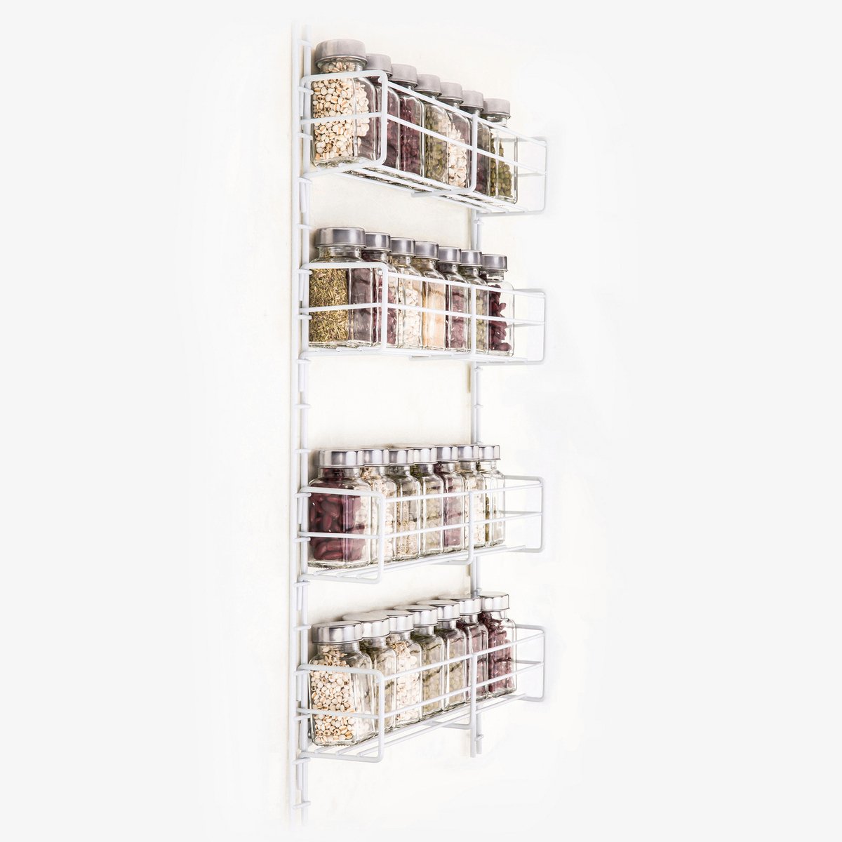 Practa Solutions White Adjustable Spice Rack Bunnings Australia