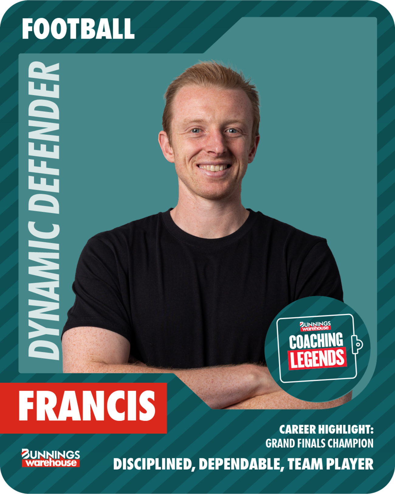 Coaching Legends- TradingCard- Francis_Green