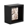 Nicola Spring Acrylic 3D Box Photo Frame - 4" x 4"