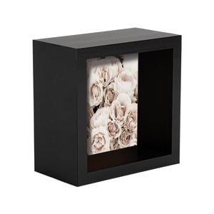 Nicola Spring Acrylic 3D Box Photo Frame - 4" x 4"