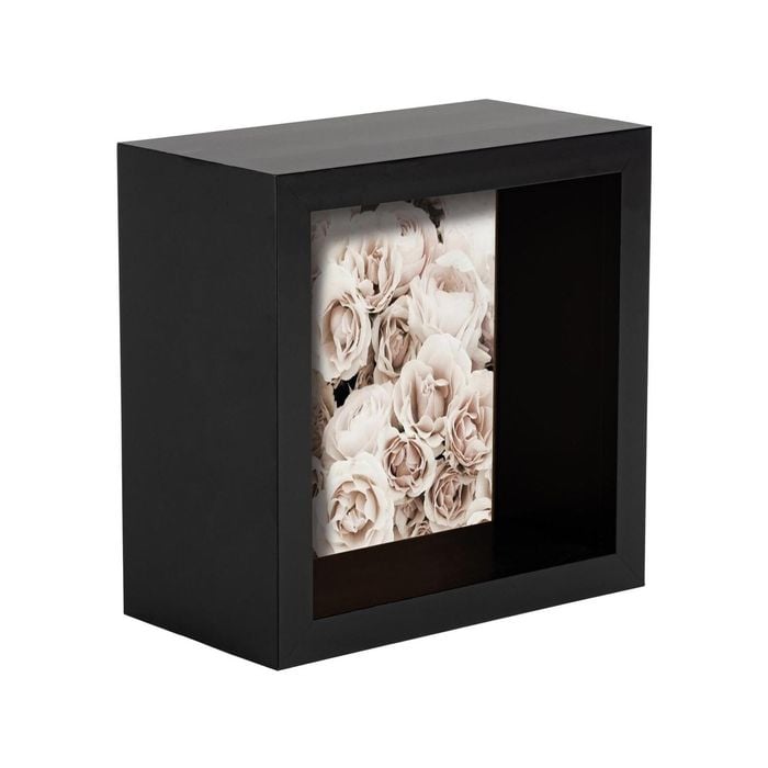 Nicola Spring Acrylic 3D Box Photo Frame - 4" x 4"