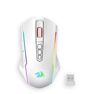 Redragon M914-w-rgb Nix White Full-size Tri-mode Rgb Gaming Mouse