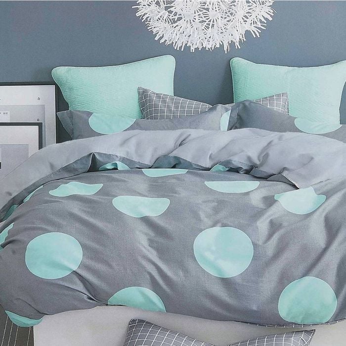 Fabric Fantastic Circles Queen Size Quilt Doona Duvet Cover Set