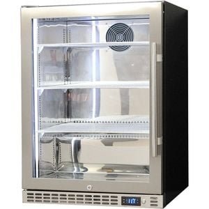 Schmick Stainless Glass Door Bar Fridge (Left Hinged) - SK156L-HD