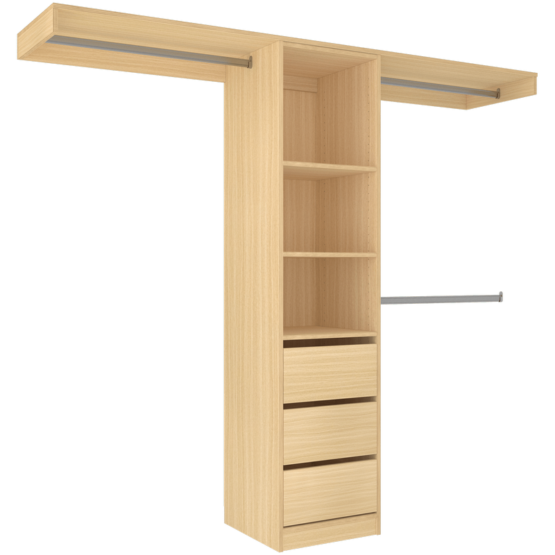Lugna 2100mm Sand Pack 4 Opening Built In Wardrobe Package