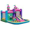 Costway Colorful Inflatable Bounce House Jumping Castle - No Blower