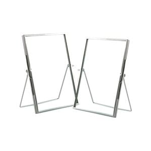 Nicola Spring Metallic Photo Frames - 8" x 8" - Pack of 2