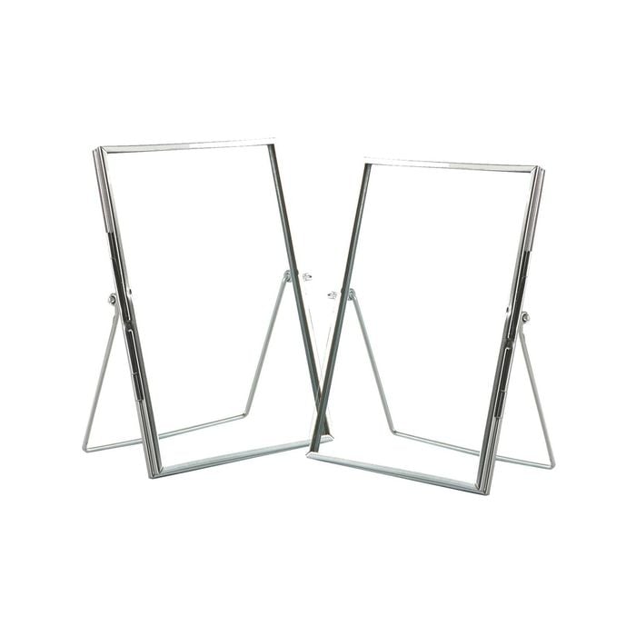 Nicola Spring Metallic Photo Frames - 8" x 8" - Pack of 2