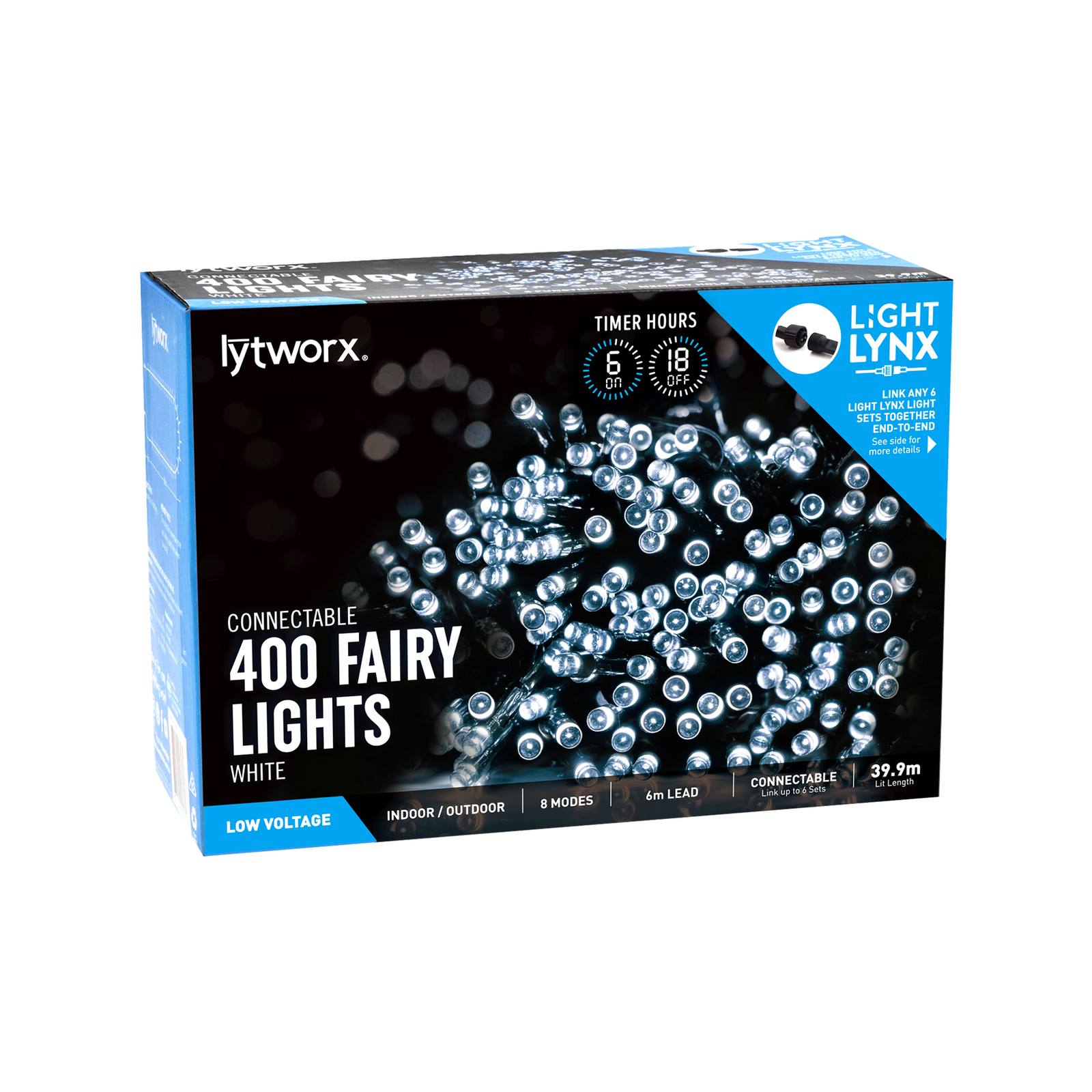 Lytworx 400 White LED Connectable Fairy Party Lights Bunnings Australia