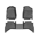 KIWI MASTER 3D TPE Car Floor Mats Fit Holden Colorado Dual Cab 2012-2020