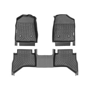 Kiwi Master 3d Tpe Car Floor Mats Fit Holden Colorado Dual Cab 2012-2020